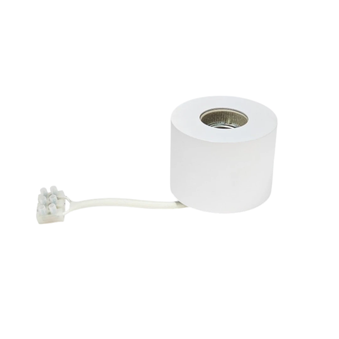 Pure Aluminum Lamp Holder - White