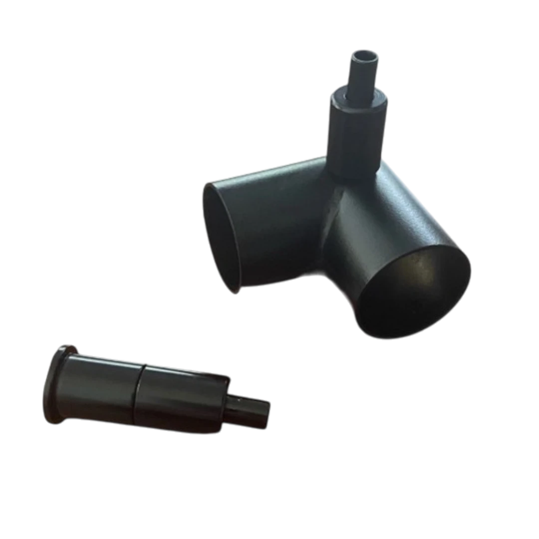 L Connector With Black Cable - 1M