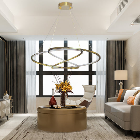Gold Curve Pendant - 50W