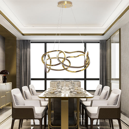 Gold Loop Pendant - 50W