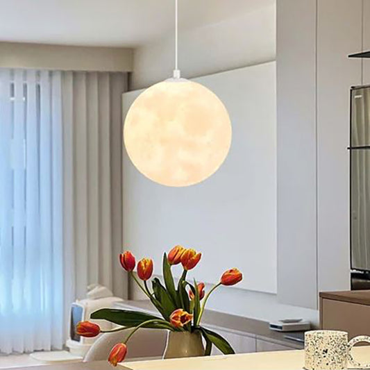 3D Moon Pendant Light - D40 cm
