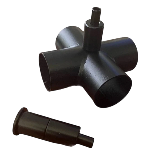 4-Way Connector With Cable Lock And Shielded Cable - 1m