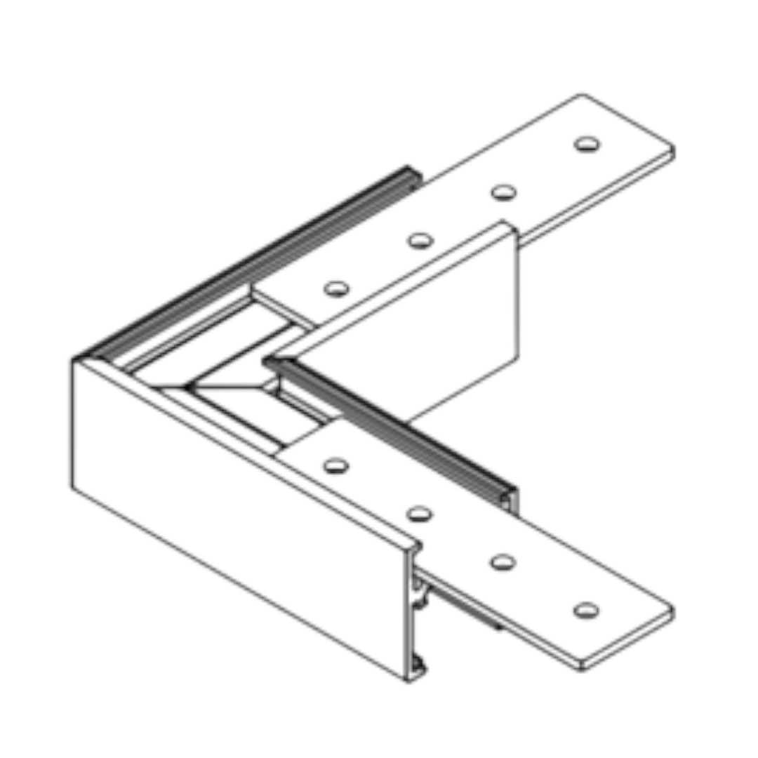 Slim Surface Track - Corner Connector