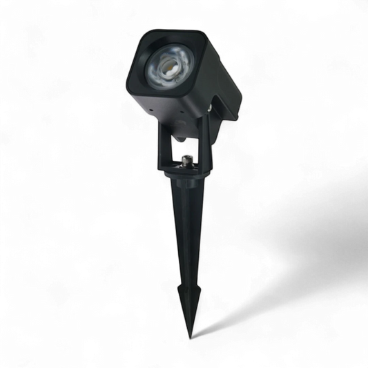 Life LED Outdoor Ground Spot Light Black - 12W