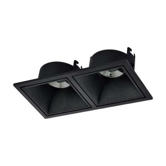 Pure LED Double Square Spot Cover D-Style