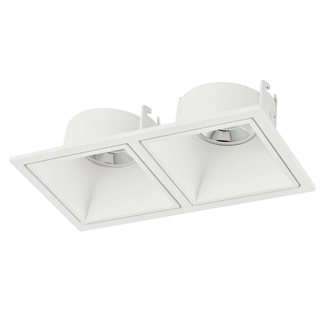 Pure LED Double Square Spot Cover D-Style