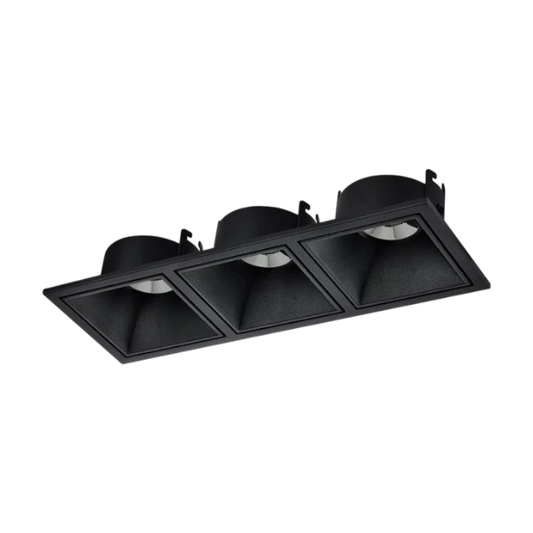 Pure LED Triple Square Spot Cover T-Style