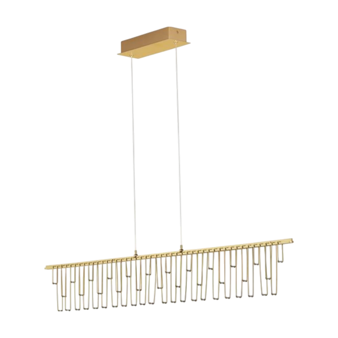 Staro Linear Pendant Lamp Gold - 23W