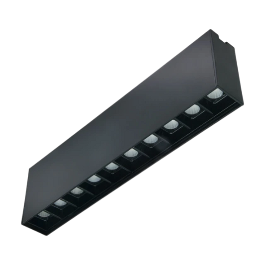 Life LED Mini Rectangular Surface Downlight Black - 10W