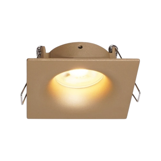Square Champagne Gold Ceiling Spot Cover