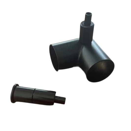 L Connector With Black Cable - 1M