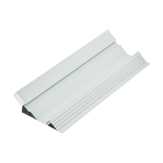 Life LED Aluminum Profile Milky Cover Silver - 3M