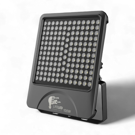 Life LED Flood Light Black - 100W