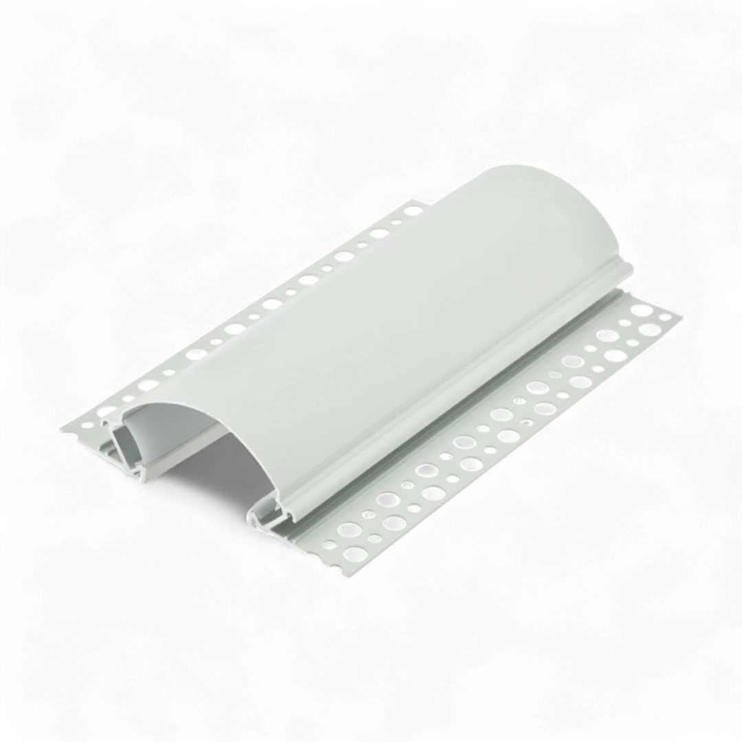 Life LED Aluminum Profile Dual Channel Milky Cover Silver - 3M