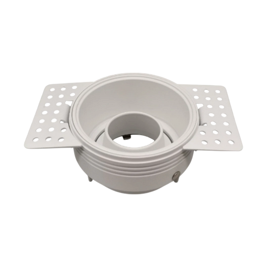 White Single Ceiling Spot Cover - 82 × 45mm
