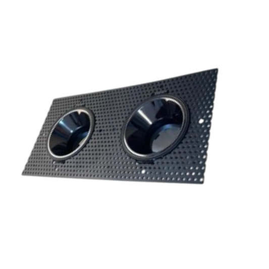 Double Ceiling Spot Cover - Black