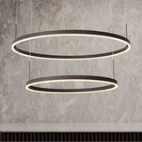 DUO-HOOP STYLE CHANGEABLE/DIMMABLE CHANDELEIRS