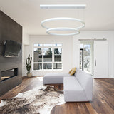 ROUND STYLE CHANGEABLE/DIMMABLE CHANDELEIRS